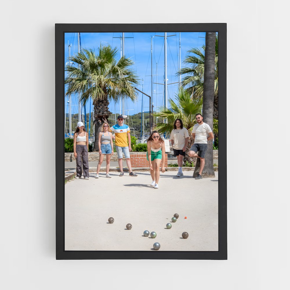 Poster Pétanque en Provence (vue 2)